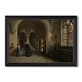 Interior Of The Church Of Saint Paul In Antwerp C 1865 1869 Henri De Braekeleer Custom Framed Canvas
