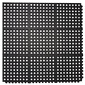 Interlocking Commercial Anti Fatigue Rubber Floor Mat 36 In. X 36 In.