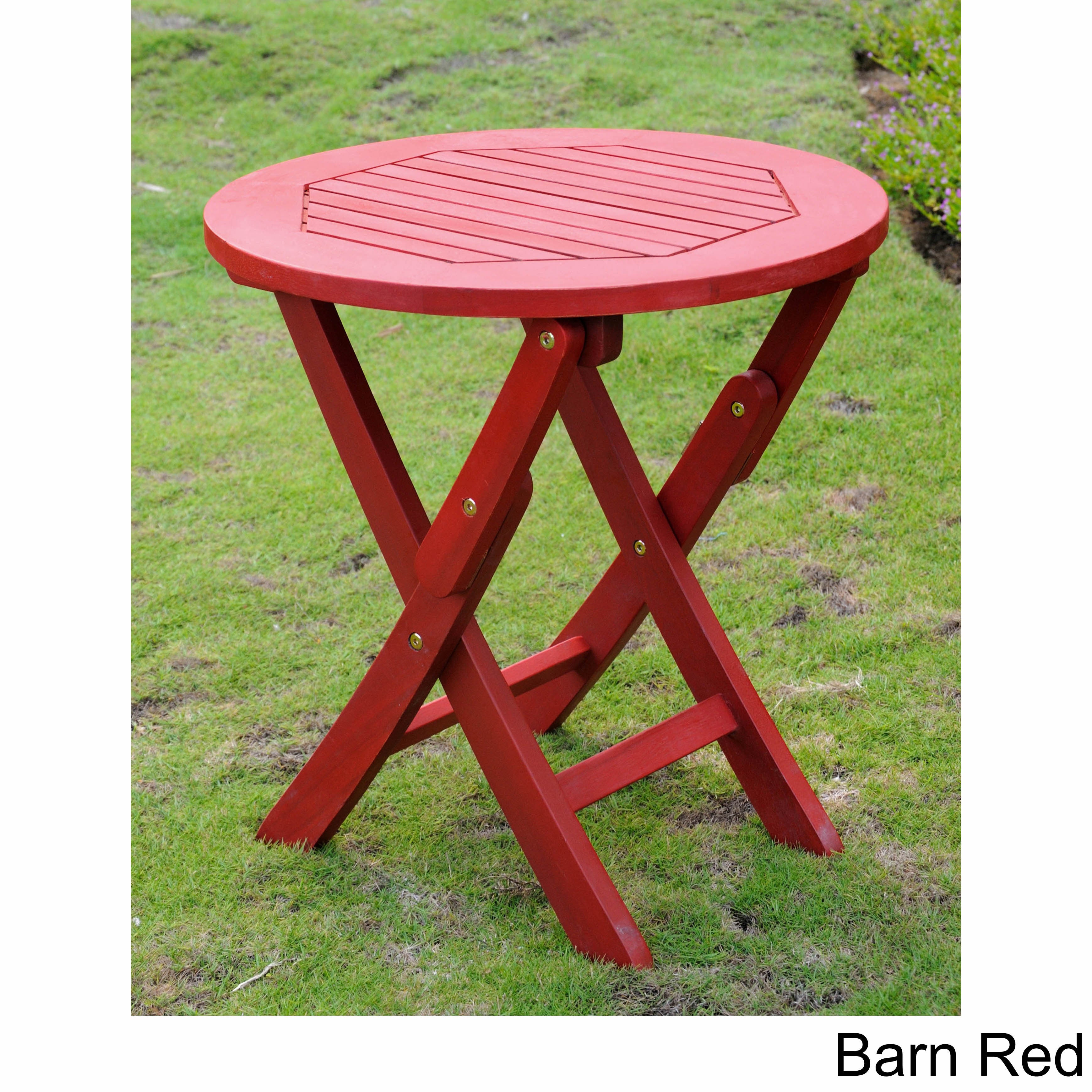 International Caravan Royal Fiji 19 Inch Folding End Table