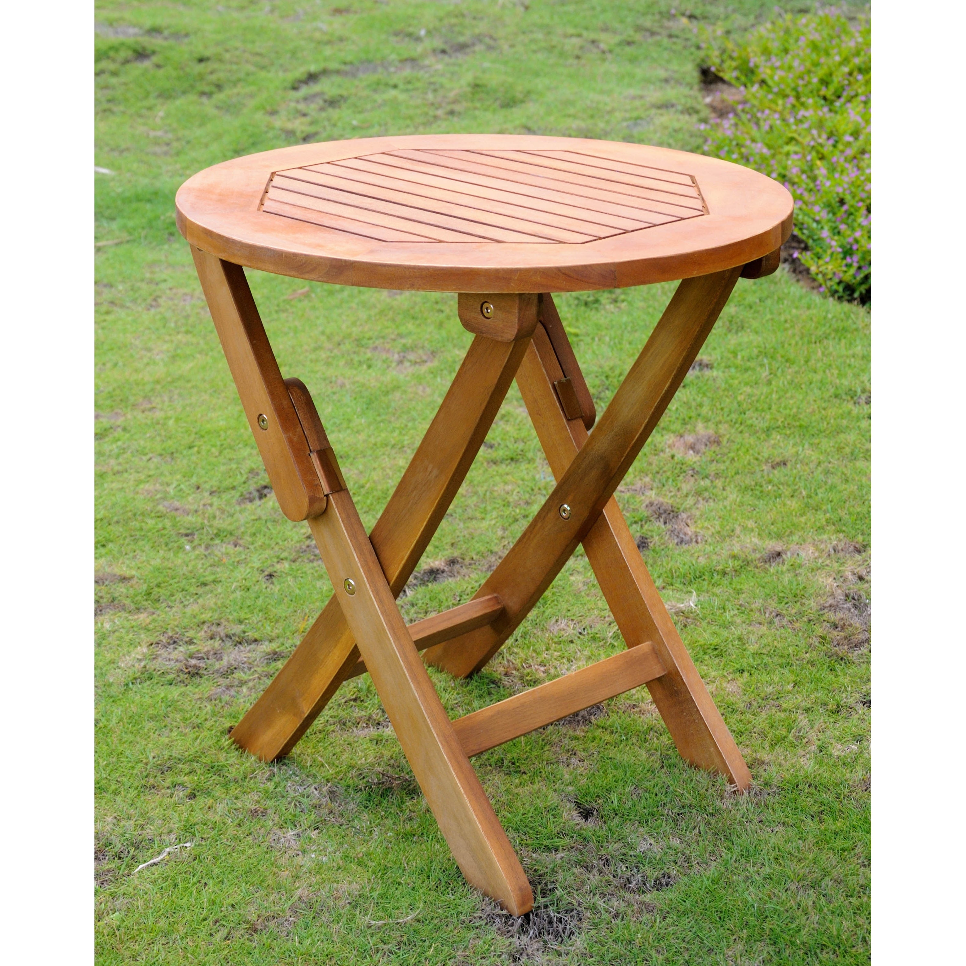 International Caravan Royal Fiji 19 Inch Folding End Table