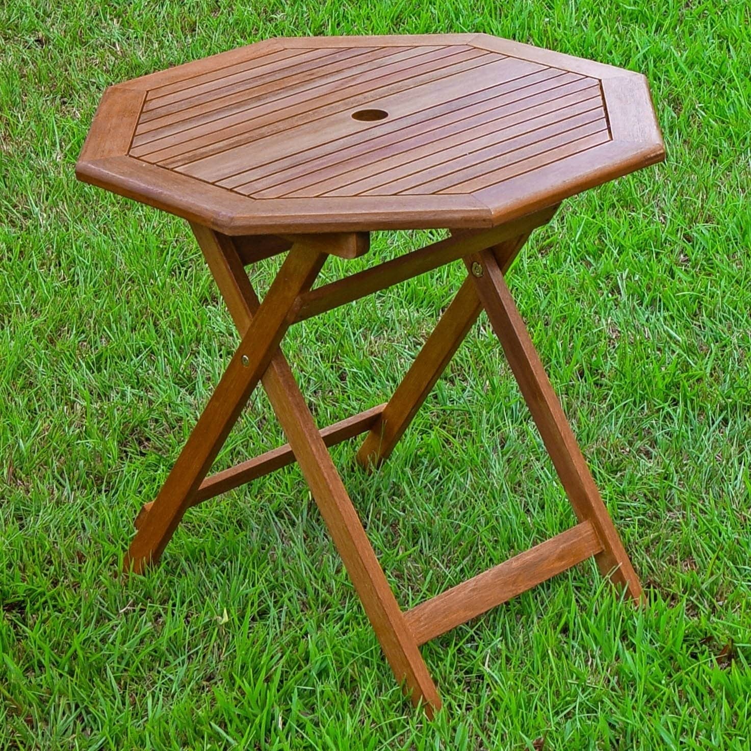 International Caravan Highland 30 Inch Folding Patio Table