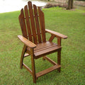 International Caravan Highland Adirondack Bar Chairs Set Of 2