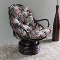 International Caravan Maui Swivel Rocker With Tapestry Cushion