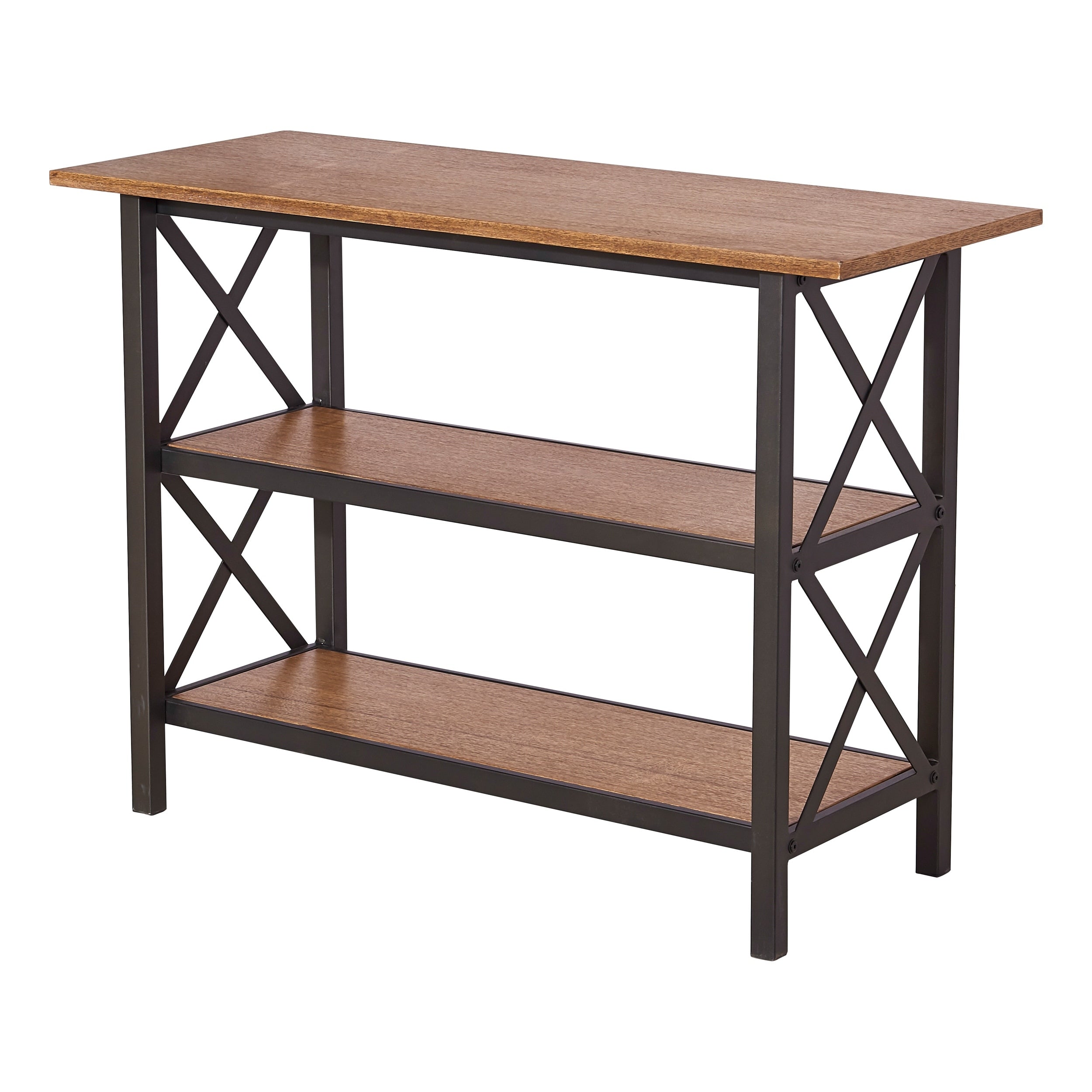 International Caravan Hamburg 3 Tier Console Table
