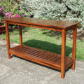 International Caravan Highland 2 Tier Console Table