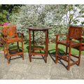 International Caravan Highland 3 Piece Bar Height Bistro Set