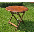 International Caravan Highland 32 Inch Patio Folding Table