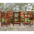International Caravan Highland 5 Peice Bar Height Dining Set