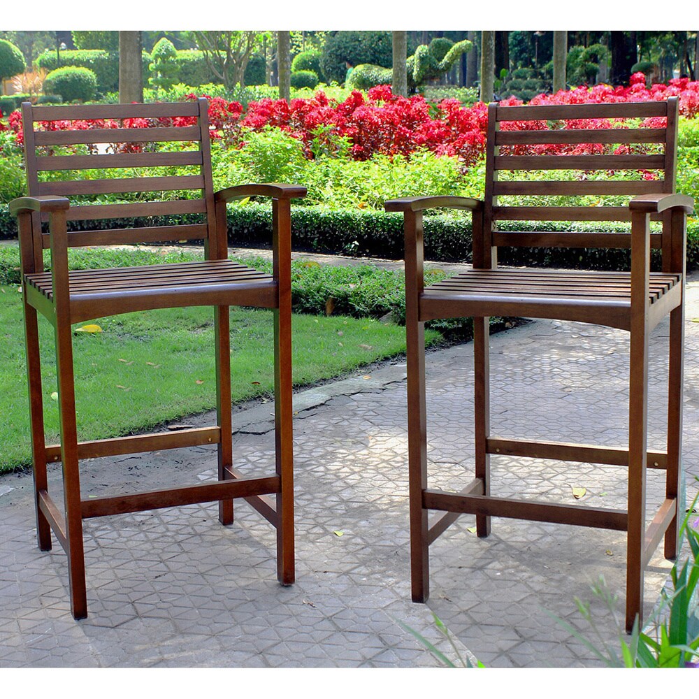 International Caravan Highland Bar Stool Set Of 2