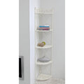 International Caravan St. Lucia Iron 5 Tier Bakers Rack