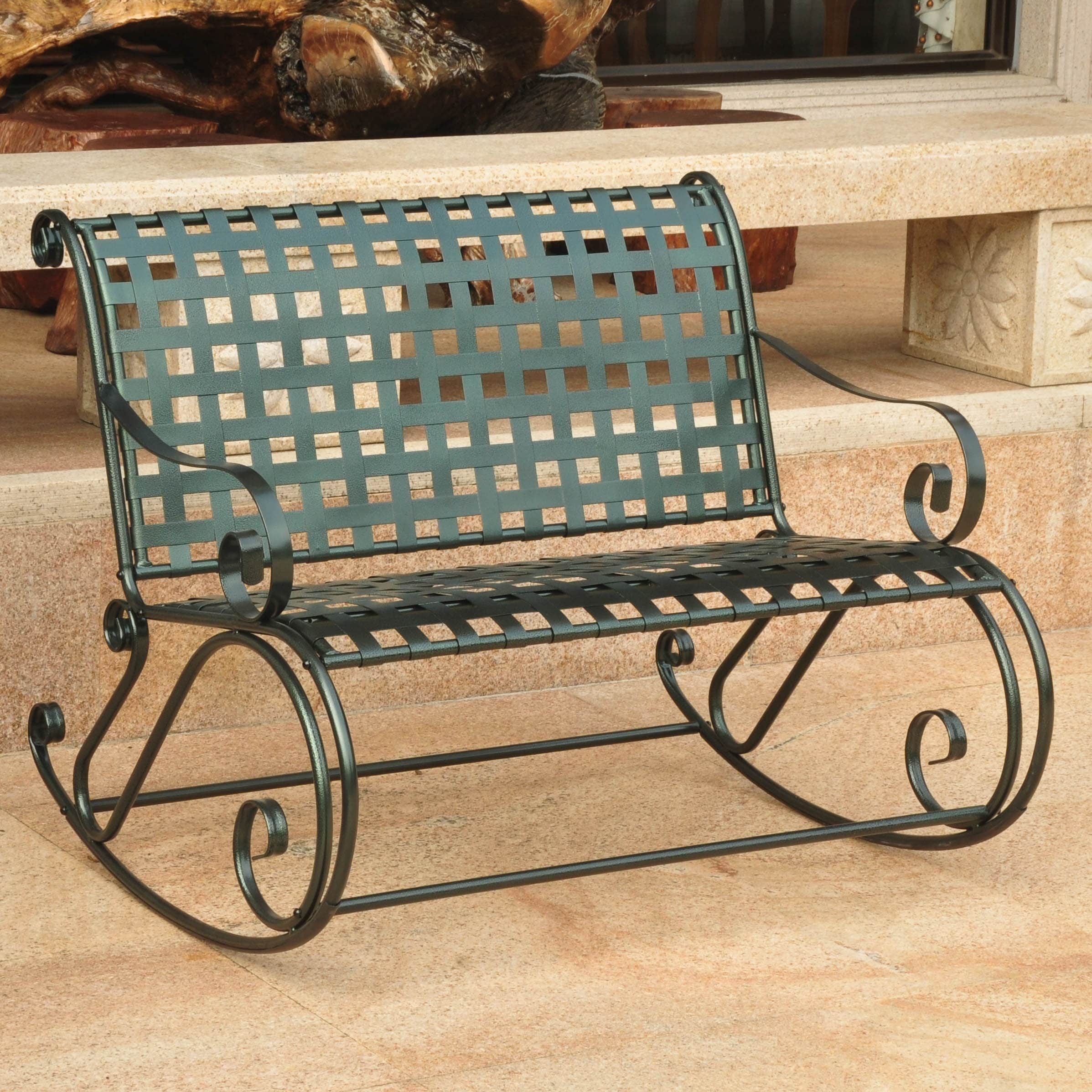 International Caravan Mandalay Double Porch Rocker