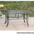 International Caravan Mandalay Iron 63 Inch By 39 Inch Rectangular Dining Table