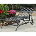 International Caravan Mandalay Multi Position Iron Chaise Lounge