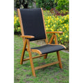 International Caravan Royal Tahiti Segovia Seat 5 Position Folding Arm Chair Set Of 2
