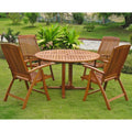 International Caravan Royal Tahiti Turuel 5 Piece Patio Dining Set