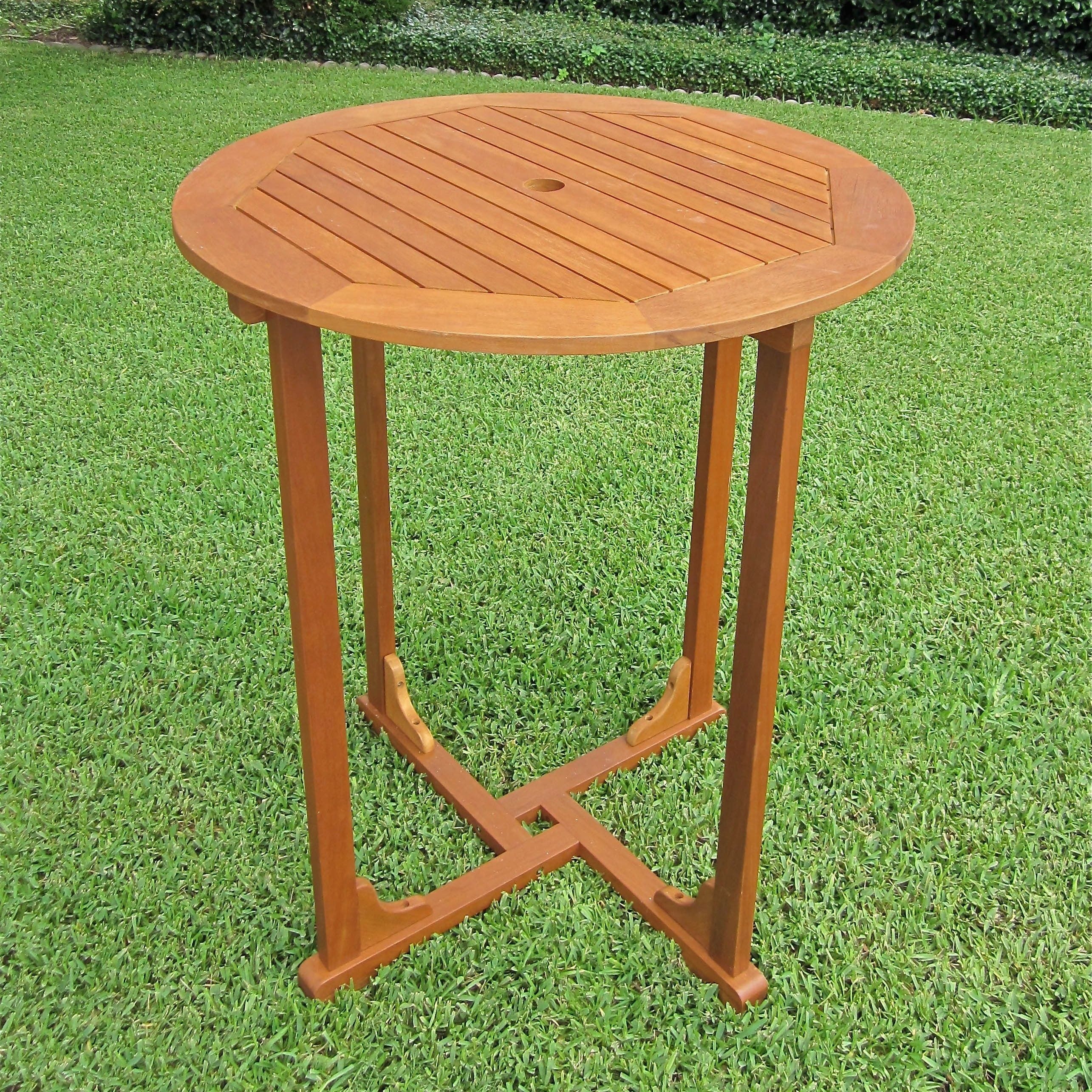 International Caravan Royal Tahiti Bar Height Patio Table