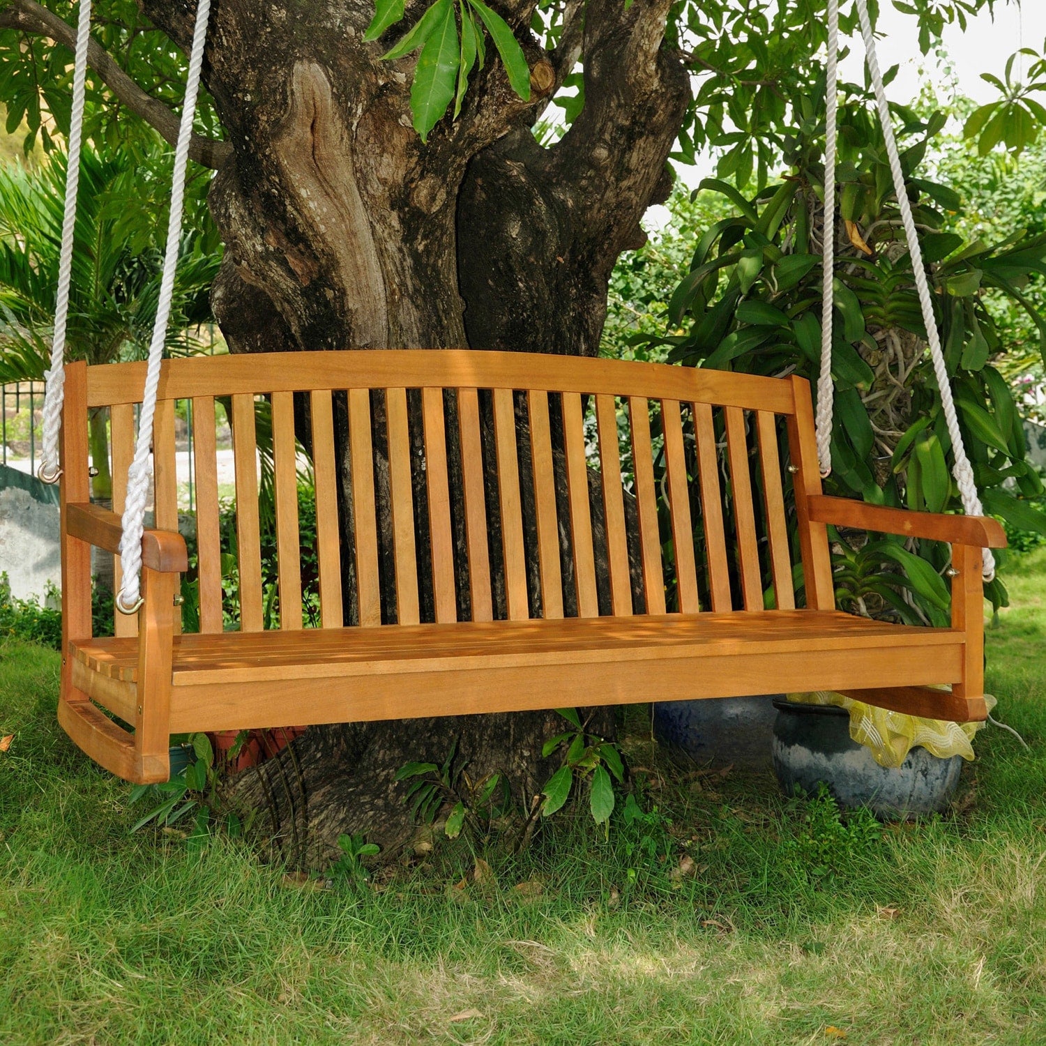 International Caravan Royal Tahiti 3 Seater Hanging Porch Swing
