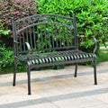 Segovia Iron 2 Seater Garden Bench