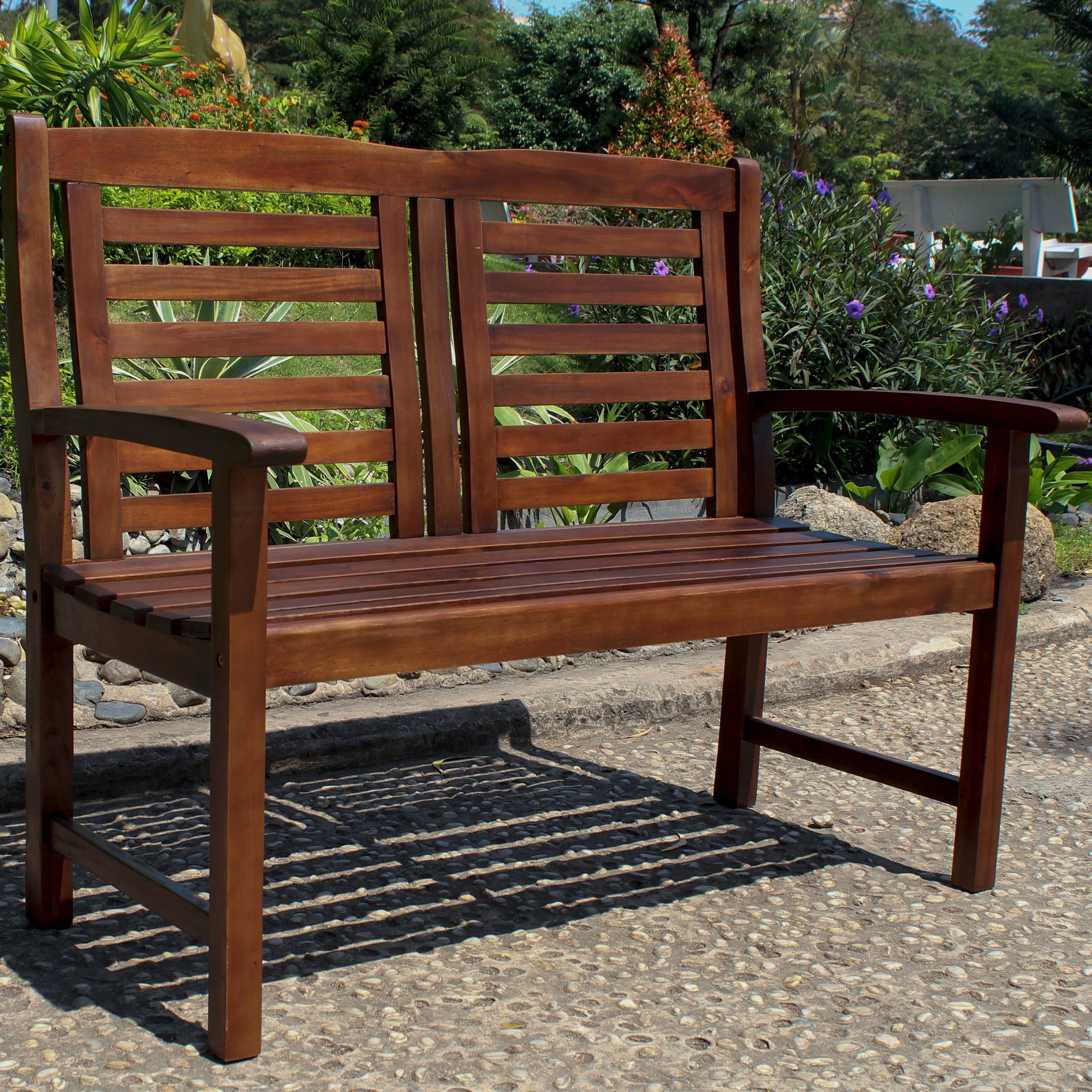 International Caravan Highland Trinidad Garden Bench
