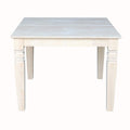 International Concepts Java Butterfly Leaf Dining Table Unfinished