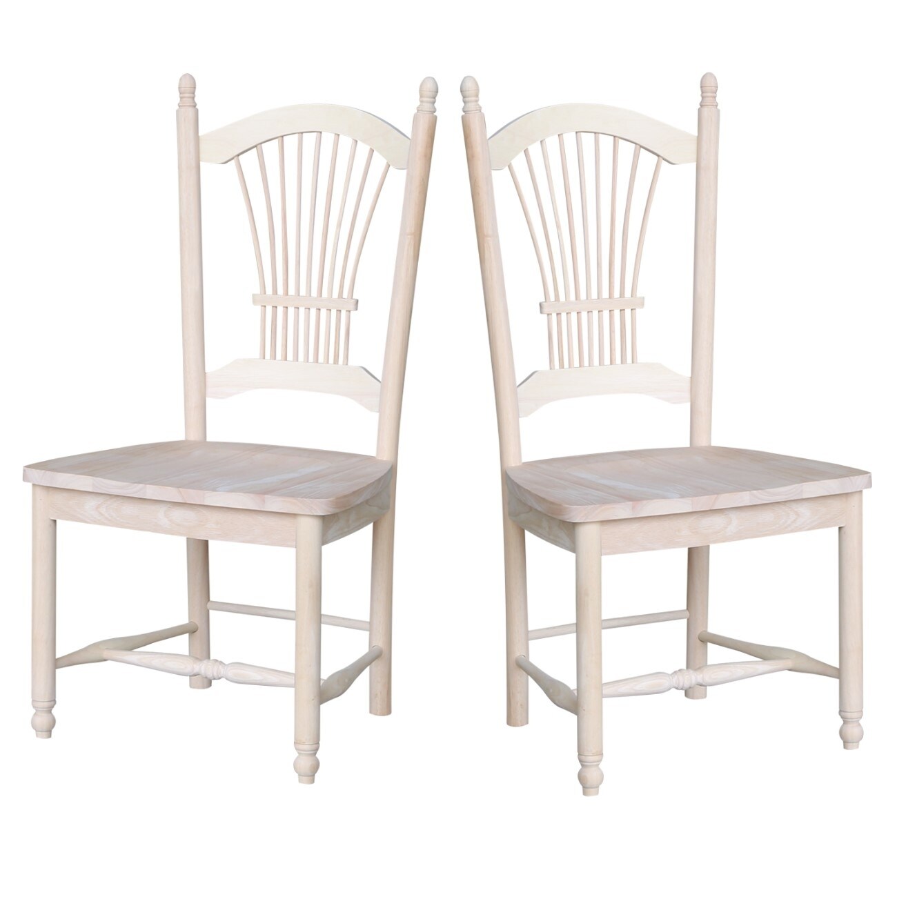 International Concepts Sheafback Chair Set Of 2
