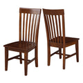 International Concepts Solid Wood Cosmo Tall Mission Chairs Set Of 2