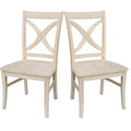 International Concepts Cosmo X Back Chair Set Of 2