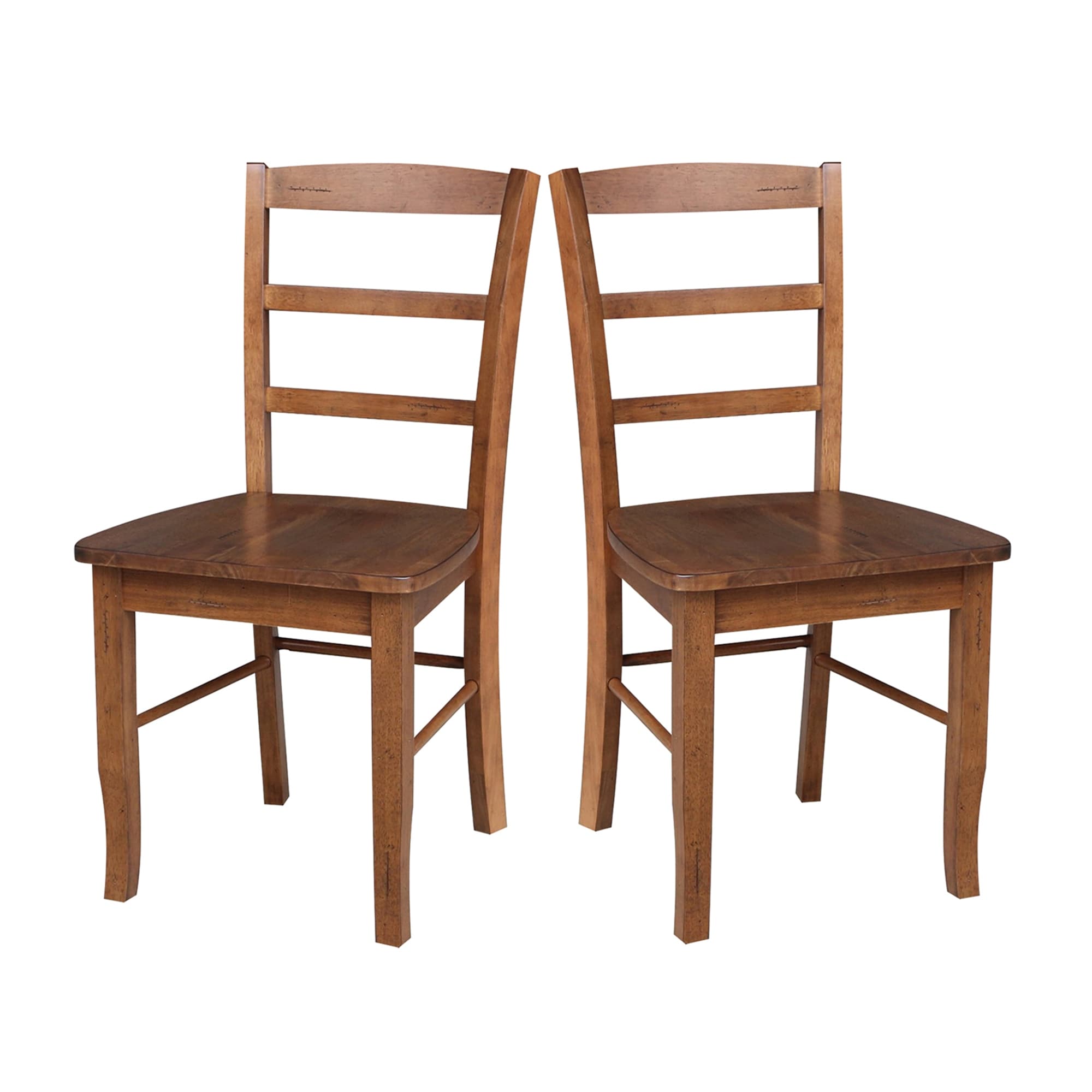 International Concepts Madrid Ladderback Chairs Set Of 2