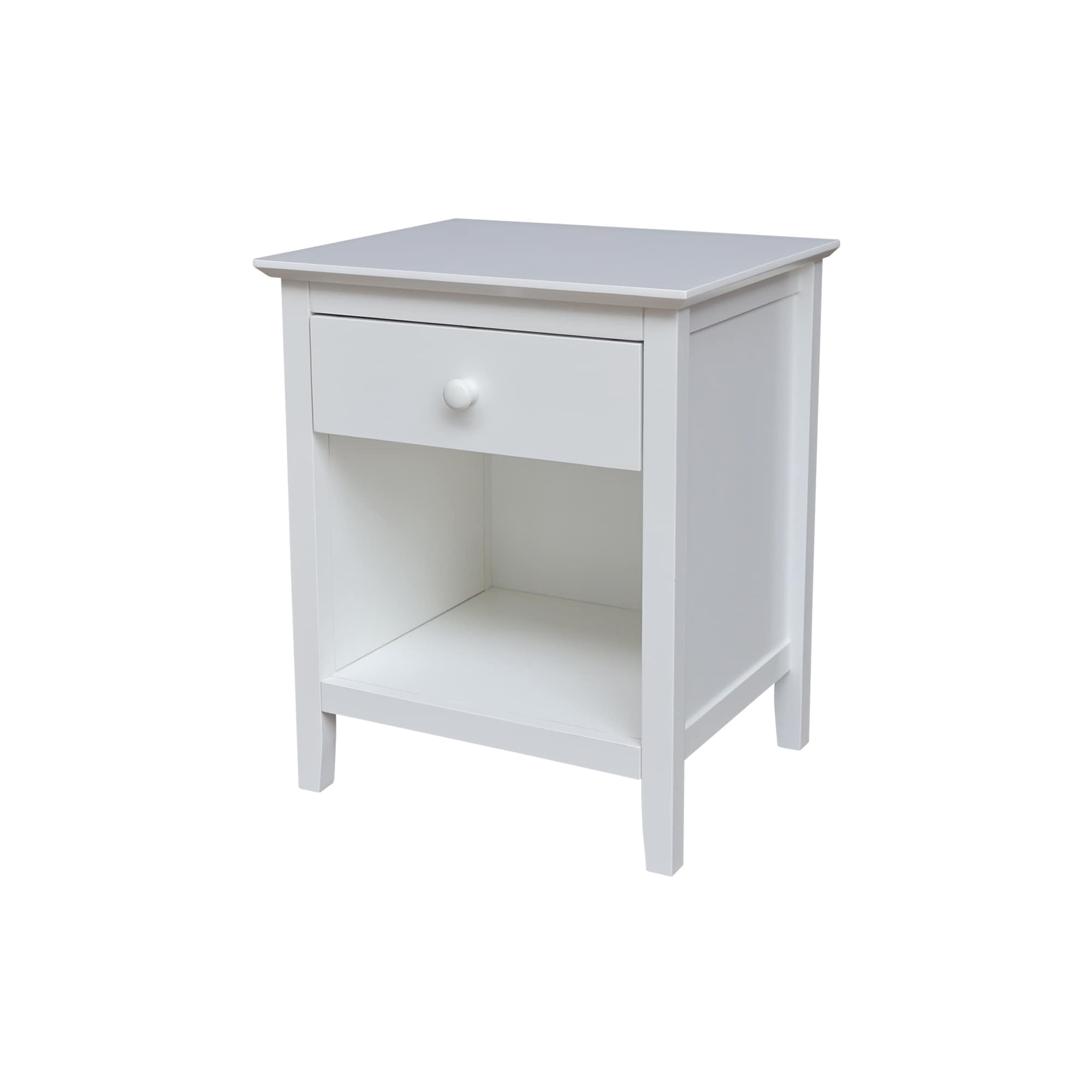 International Concepts Solid Wood Nightstand With One Drawer