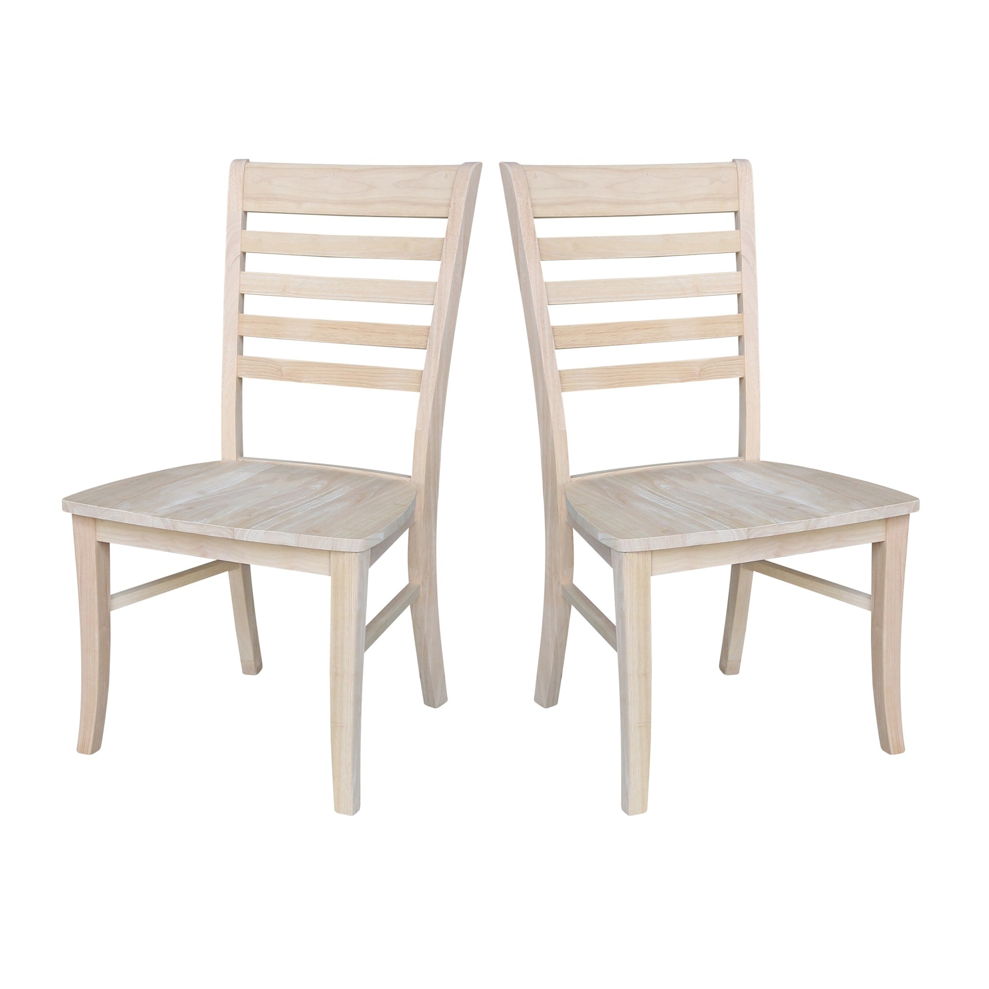International Concepts Roma Ladderback Chair Set Of 2