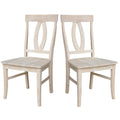 International Concepts Solid Wood Verona Dining Chairs Set Of 2