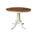 International Concepts Unfinished 30 Inch High Round Pedestal Table