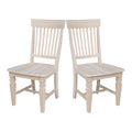 International Concepts Unfinished Solid Parawood Tall Java Dining Chairs Set Of 2
