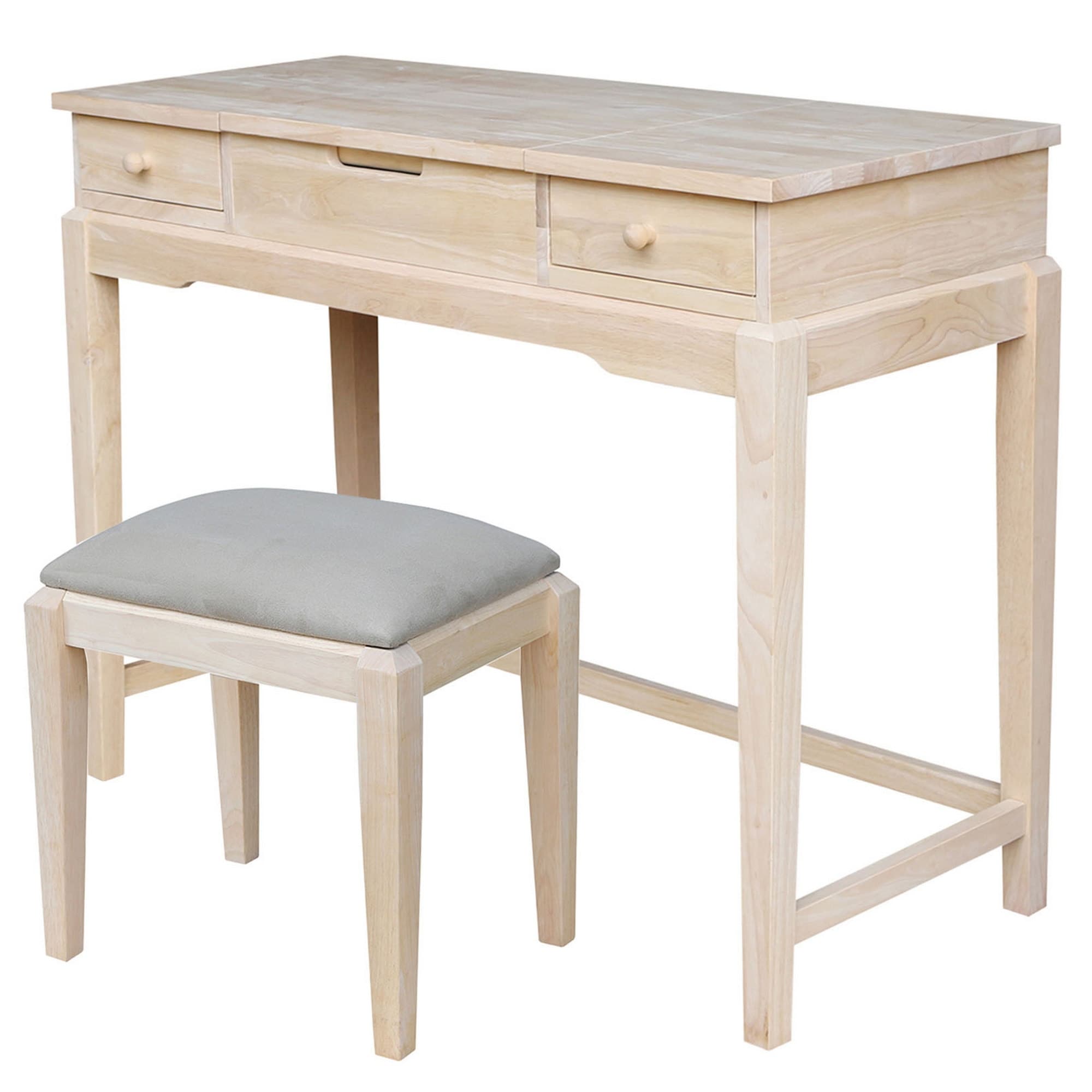 International Concepts Vanity Table With Vanity Bench 40.2 W X 17.1 D X 31.5 H
