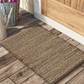 Interwoven Gray Natural Area Rug 20 X 30