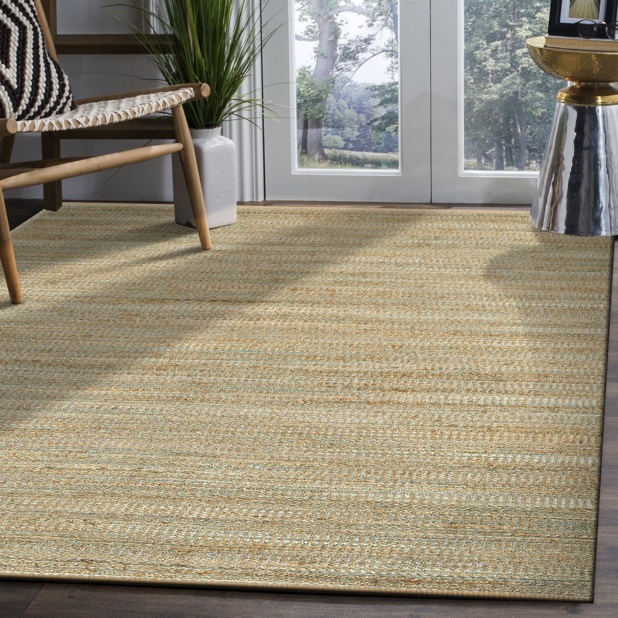 Interwoven Spa Blue Natural Area Rug 20 X 30