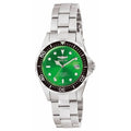 Invicta Mens 10667 Pro Diver Quartz 3 Hand Green Dial Watch