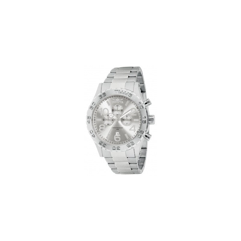 Invicta Mens 1269 Specialty Quartz Chronograph Silver Dial Watch