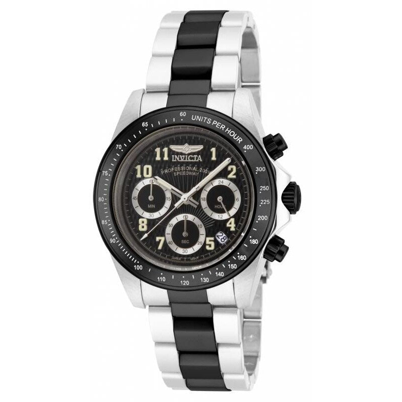Invicta Mens 17031 Speedway Quartz Chronograph Charcoal Dial Watch