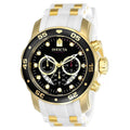 Invicta Mens 20289 Pro Diver Quartz Chronograph Platinum Dial Watch