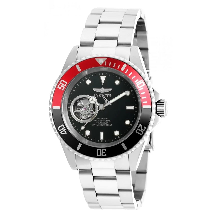 Invicta Mens 20435 Pro Diver Automatic 3 Hand Black Dial Watch