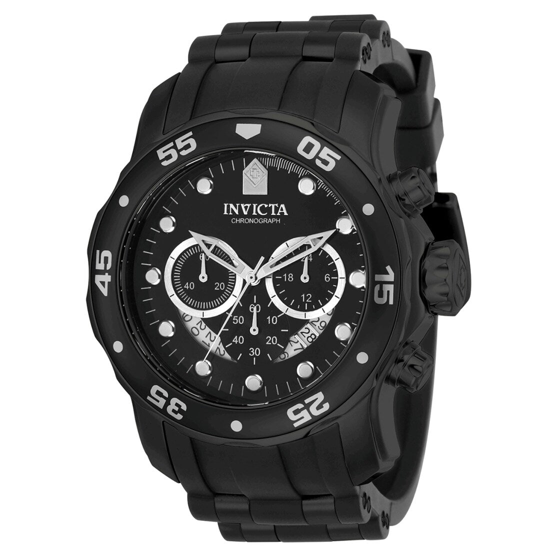 Invicta Mens 21930 Pro Diver Quartz Multifunction Black Dial Watch