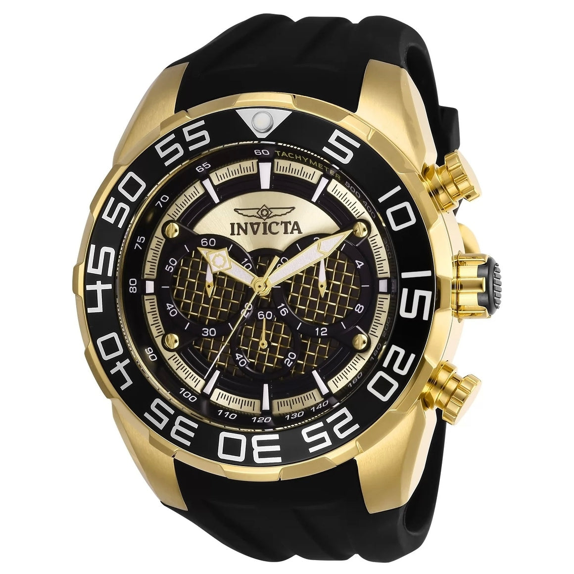 Invicta Mens 26301 Speedway Black Silicone Watch