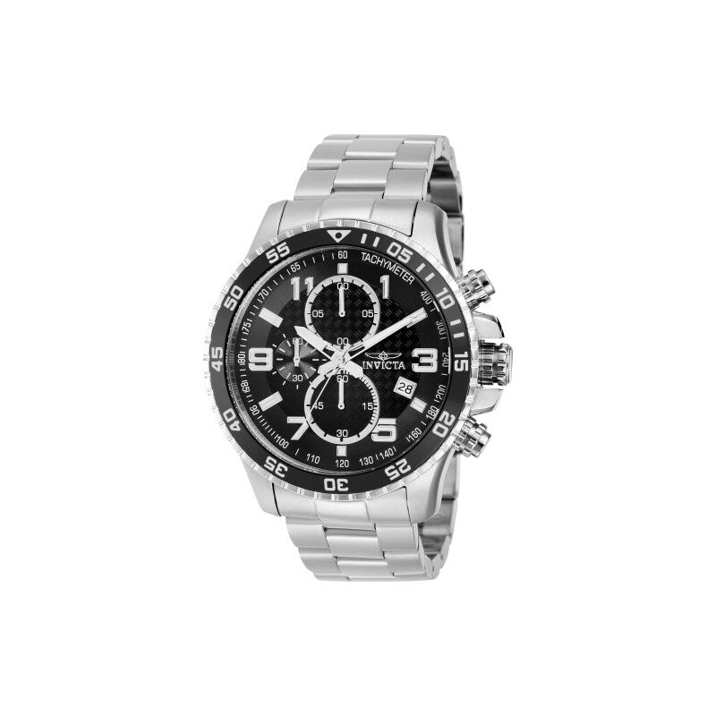 Invicta Mens 37146 Specialty Quartz Chronograph Black Dial Watch