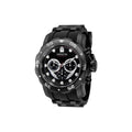 Invicta Mens 37231 Pro Diver Quartz Chronograph Black Red Dial Watch Black