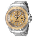 Invicta Mens 44746 Hydromax Quartz 3 Hand Gold Dial Watch
