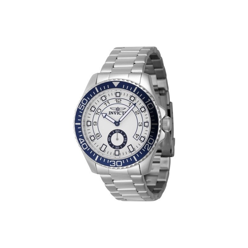 Invicta Mens 47124 Pro Diver Quartz Multifunction White Dial Watch