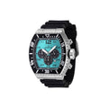 Invicta Mens 47285 Pro Diver Quartz Chronograph Black Turquoise Dial Watch Blue