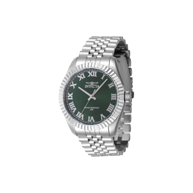 Invicta Mens 47398 Specialty Quartz 3 Hand Green Dial Watch
