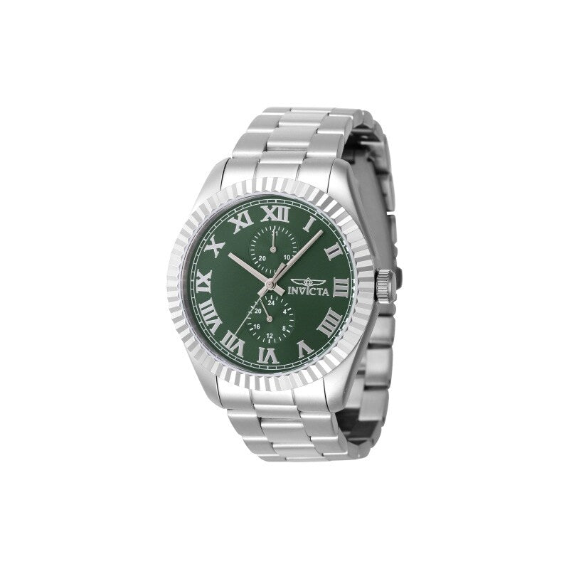 Invicta Mens 47422 Specialty Quartz Multifunction Green Dial Watch